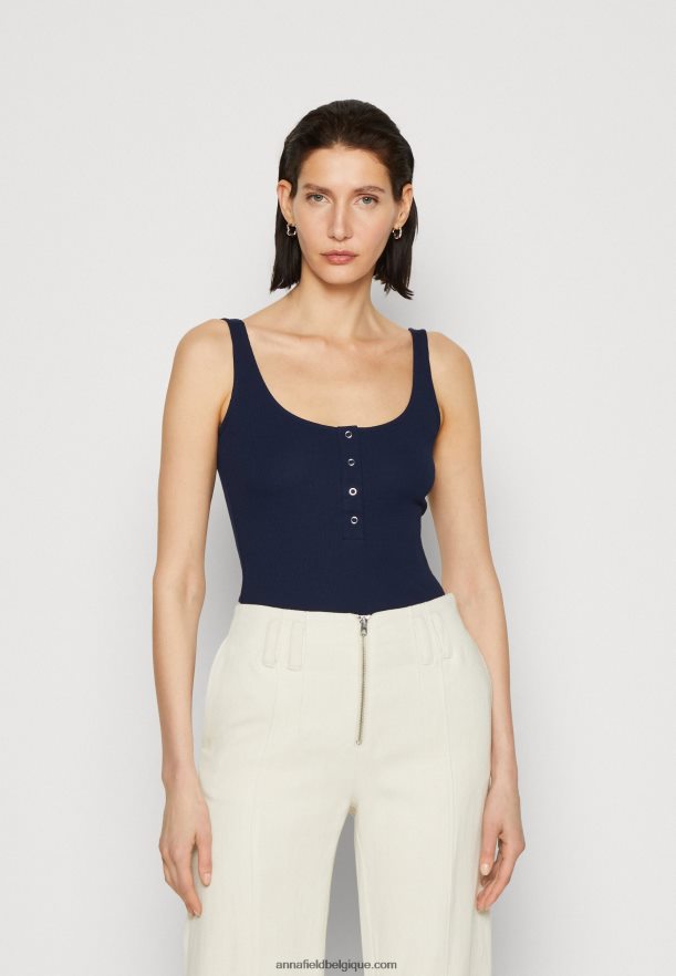 femmes haut bleu foncé Anna FieldNHH26B451