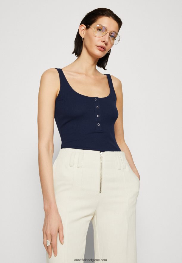 femmes haut bleu foncé Anna FieldNHH26B451