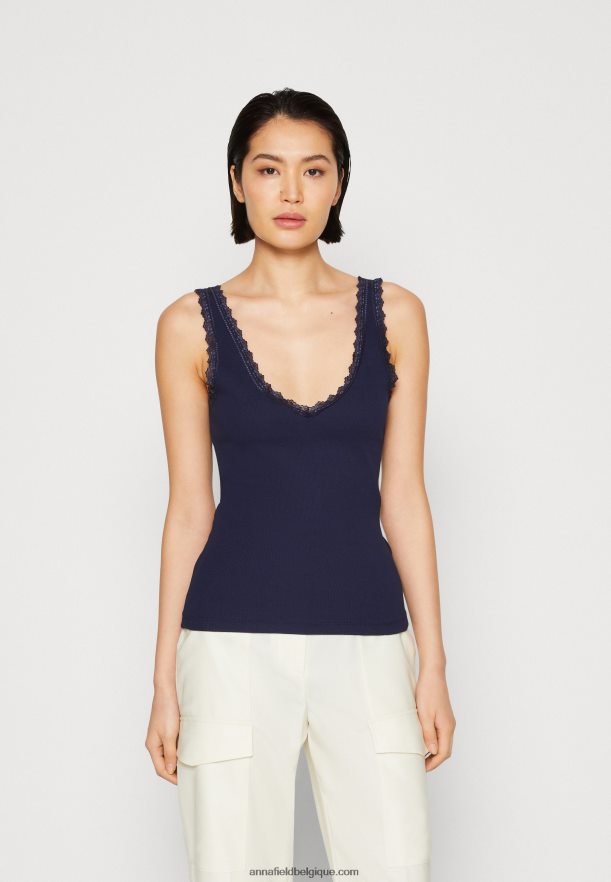 femmes haut bleu foncé Anna FieldNHH26B456
