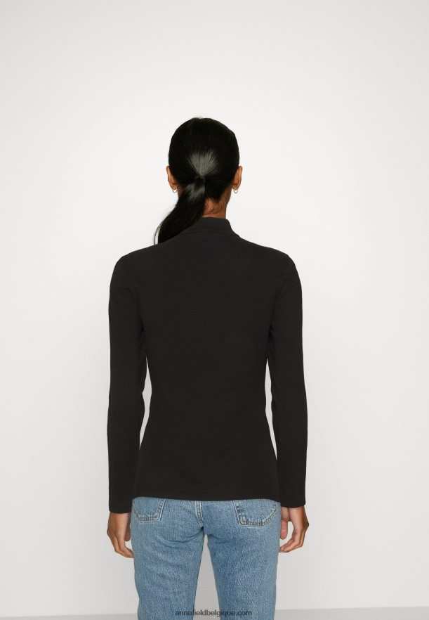 femmes haut à manches longues noir Anna FieldNHH26B573