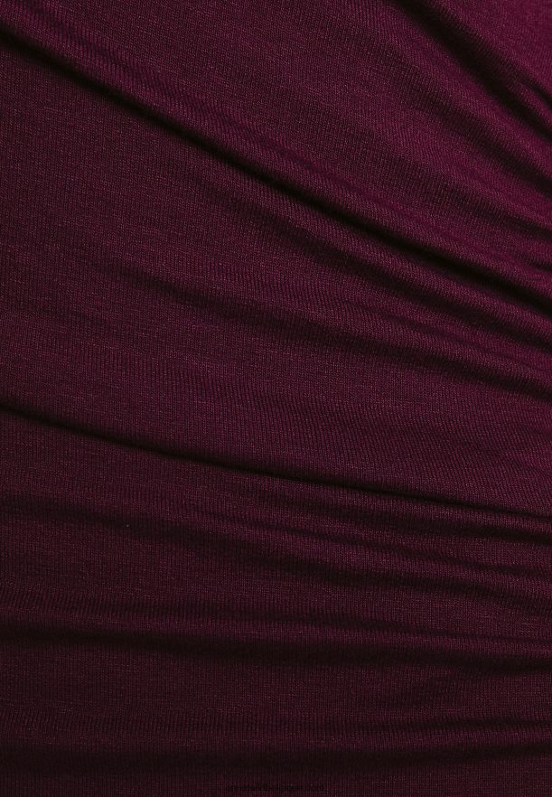 femmes haut à manches longues rouge foncé Anna FieldNHH26B535