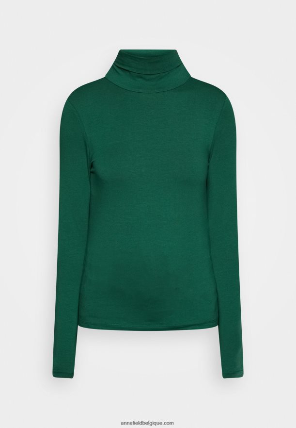 femmes haut à manches longues vert foncé Anna FieldNHH26B583