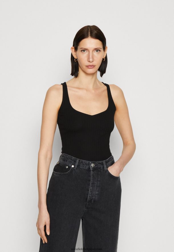 femmes haut noir Anna FieldNHH26B406