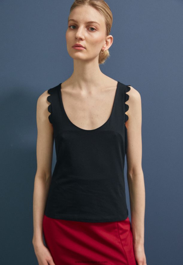 femmes haut noir Anna FieldNHH26B439