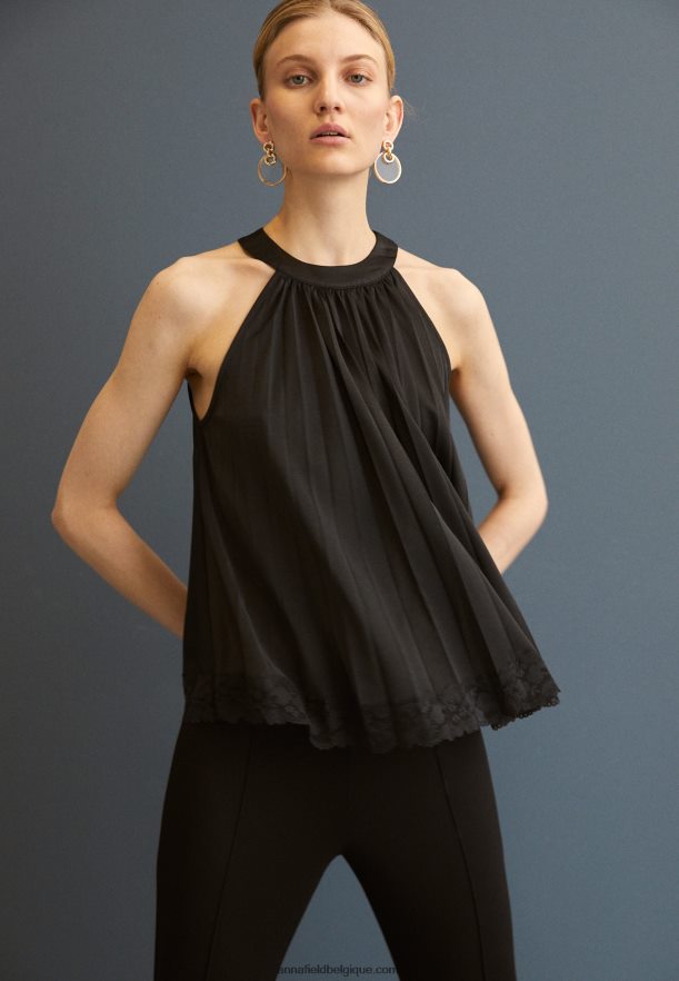 femmes haut noir Anna FieldNHH26B457