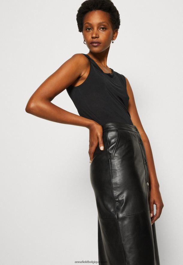 femmes haut noir Anna FieldNHH26B474