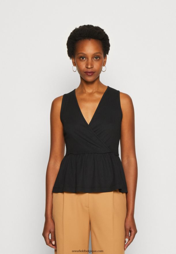 femmes haut noir Anna FieldNHH26B488