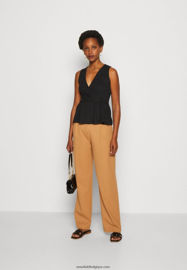 femmes haut noir Anna FieldNHH26B488