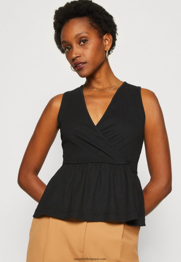 femmes haut noir Anna FieldNHH26B488