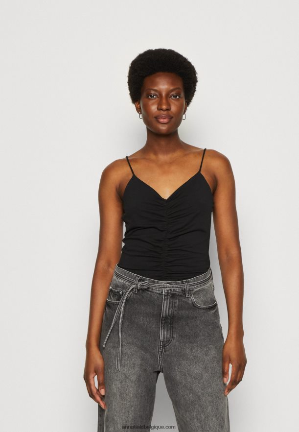 femmes haut noir/orange Anna FieldNHH26B454