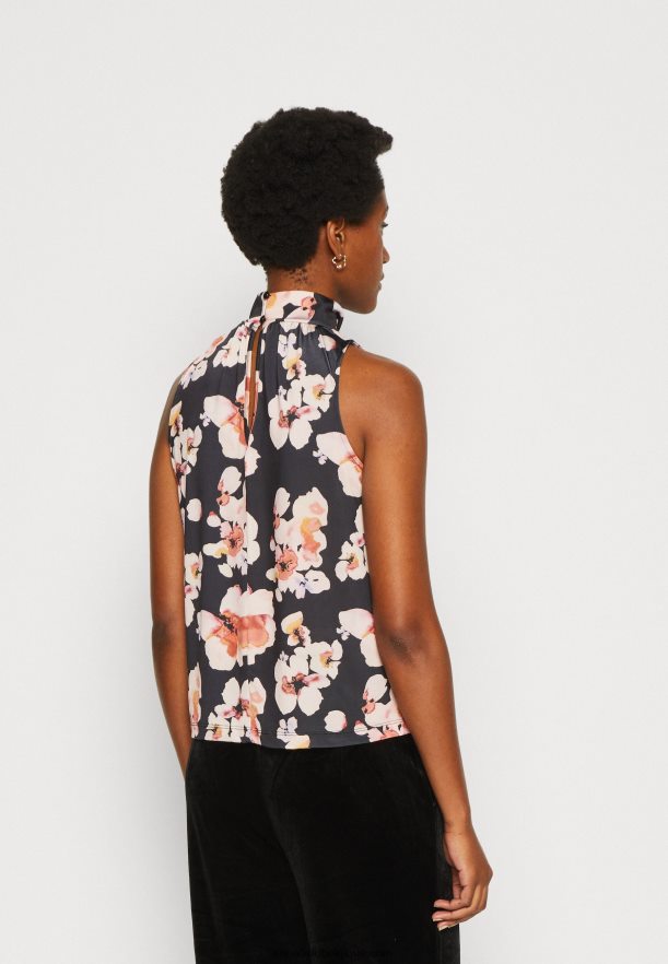 femmes haut noir/rose Anna FieldNHH26B428