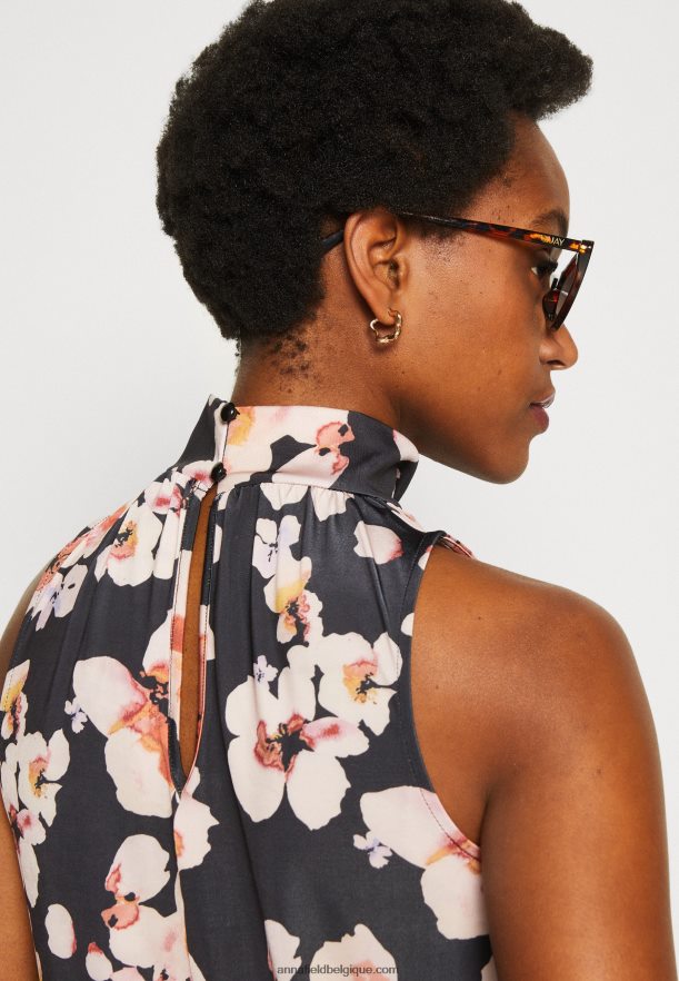 femmes haut noir/rose Anna FieldNHH26B428