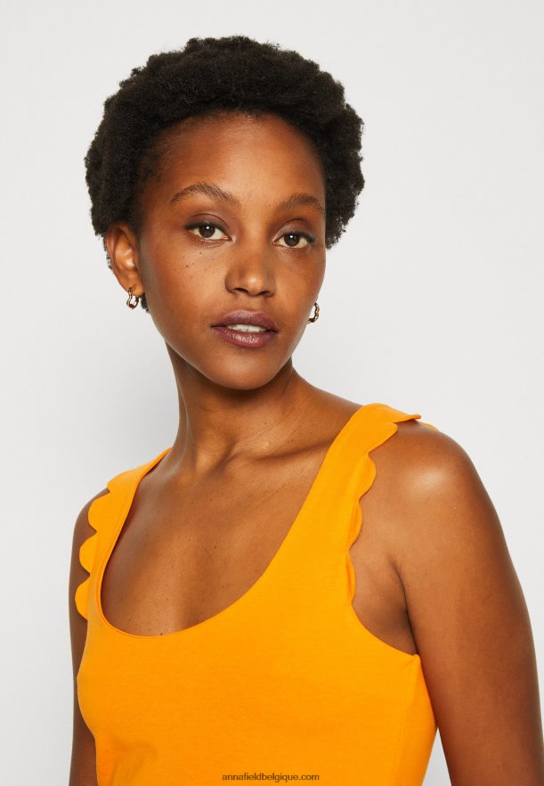 femmes haut orange Anna FieldNHH26B393