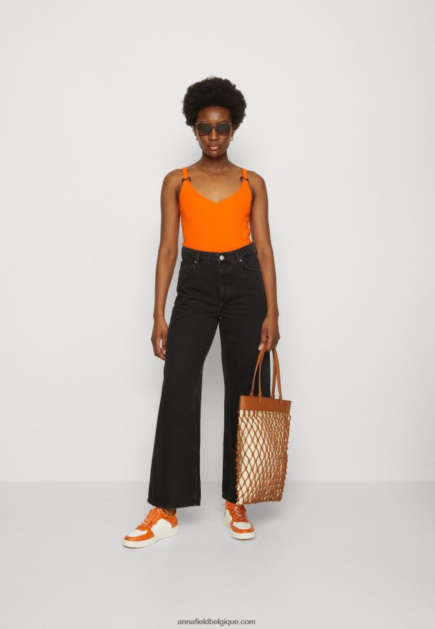 femmes haut orange Anna FieldNHH26B455