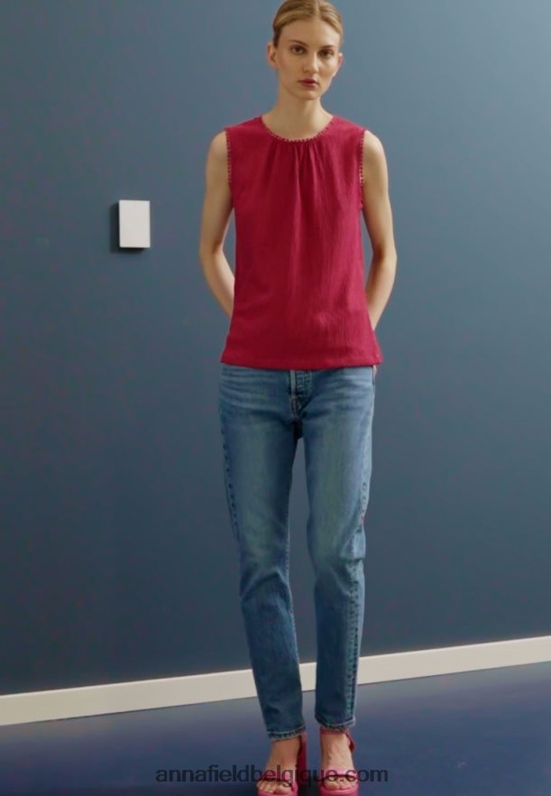 femmes haut rose Anna FieldNHH26B413