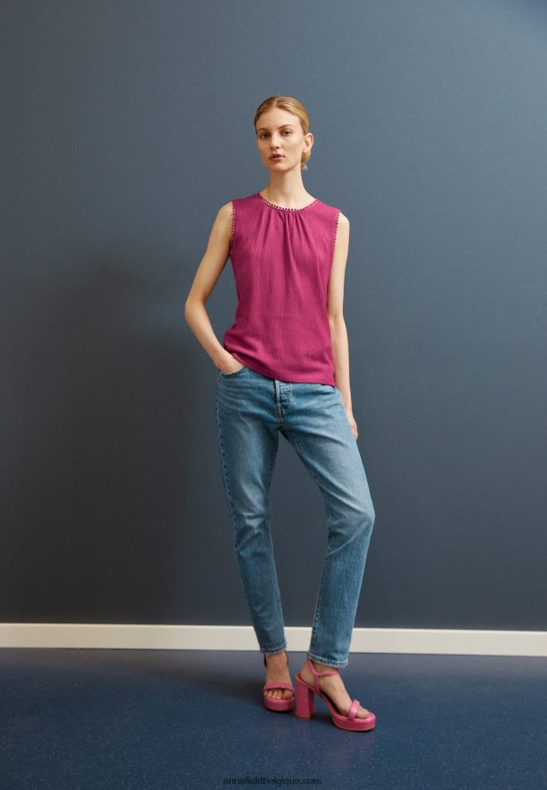 femmes haut rose Anna FieldNHH26B413