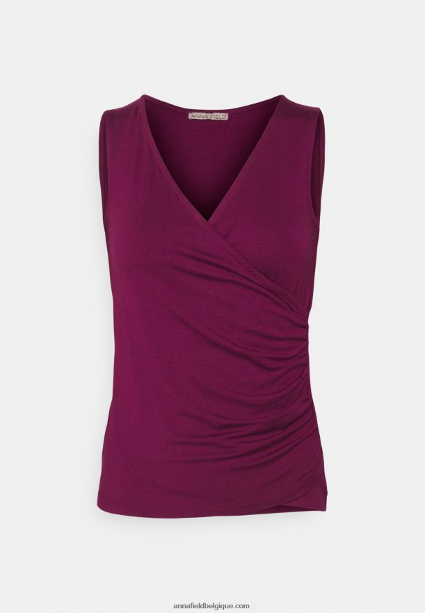 femmes haut rouge foncé Anna FieldNHH26B410