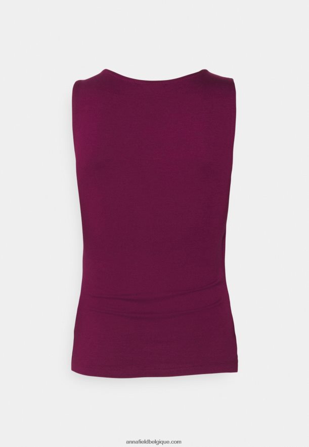 femmes haut rouge foncé Anna FieldNHH26B410