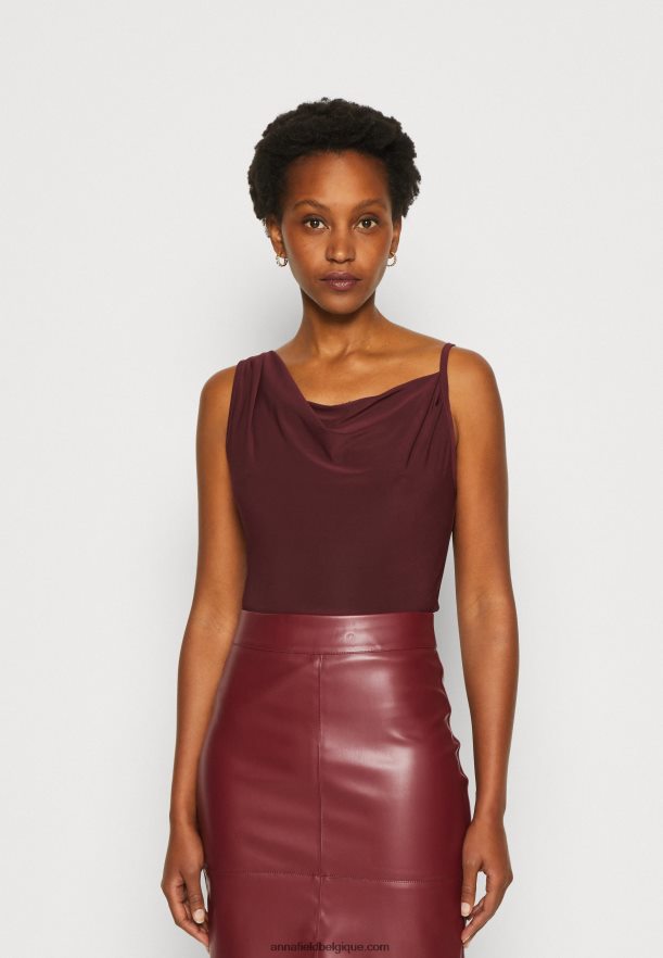 femmes haut rouge foncé Anna FieldNHH26B417