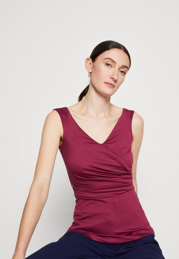 femmes haut rouge foncé Anna FieldNHH26B472