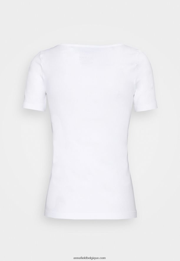 femmes t-shirt basique blanc Anna FieldNHH26B350