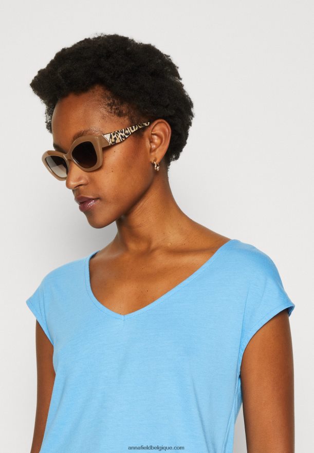 femmes t-shirt basique bleu Anna FieldNHH26B276