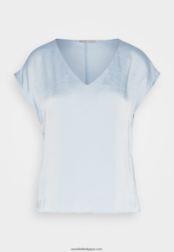 femmes t-shirt basique bleu clair Anna FieldNHH26B282