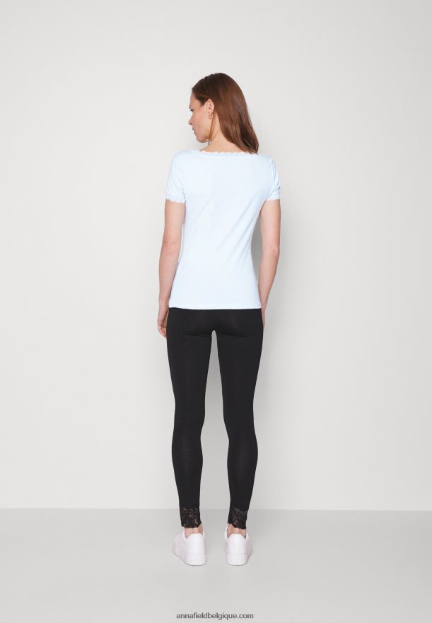 femmes t-shirt basique bleu clair Anna FieldNHH26B338