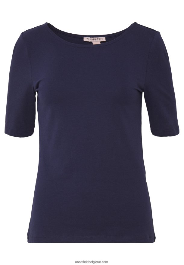 femmes t-shirt basique bleu marine Anna FieldNHH26B242