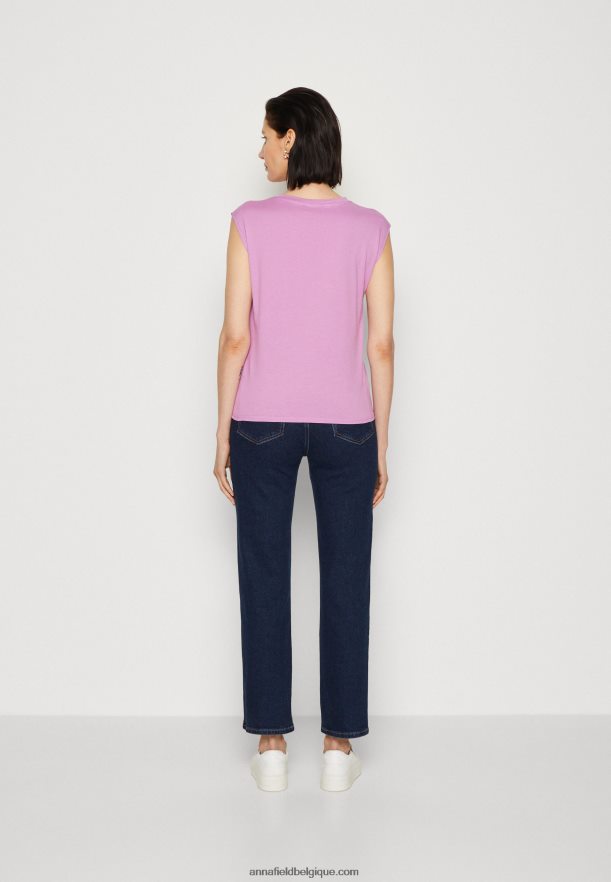 femmes t-shirt basique lilas Anna FieldNHH26B363