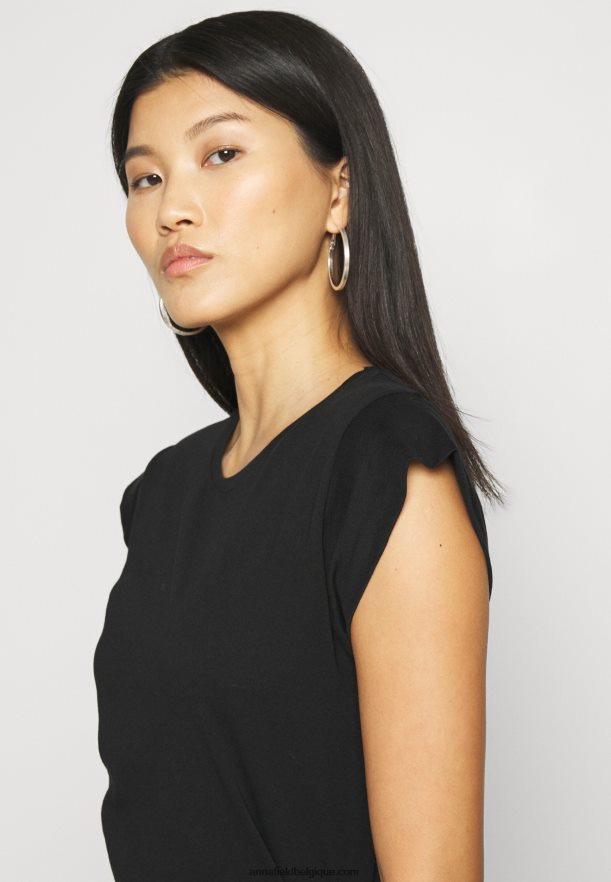 femmes t-shirt basique noir Anna FieldNHH26B314