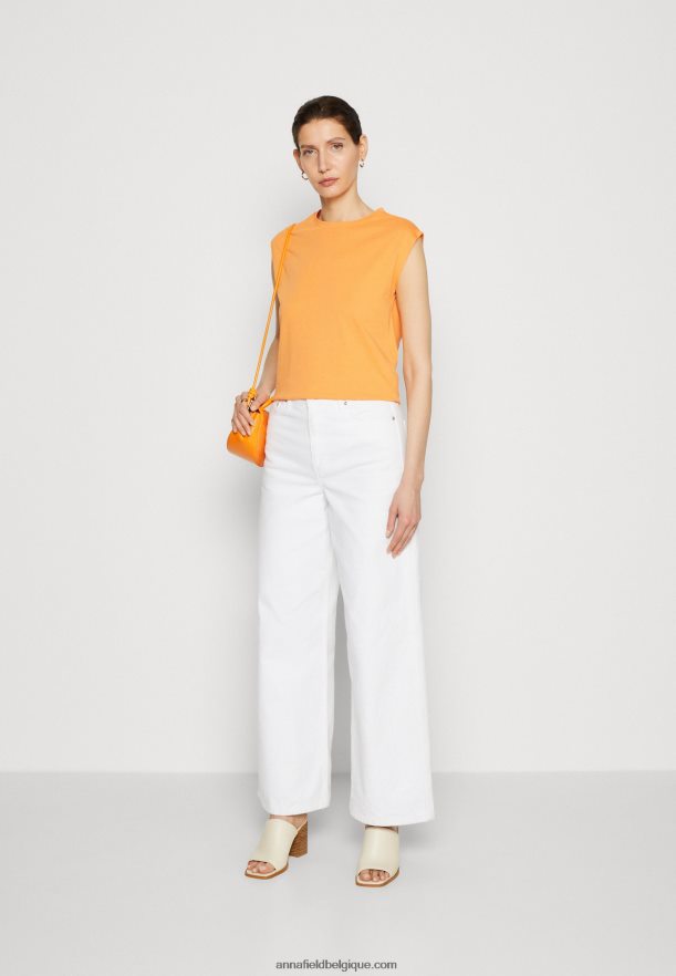 femmes t-shirt basique orange Anna FieldNHH26B365