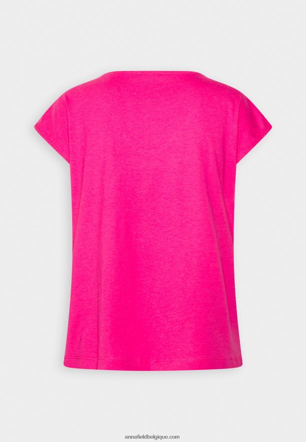 femmes t-shirt basique rose Anna FieldNHH26B378