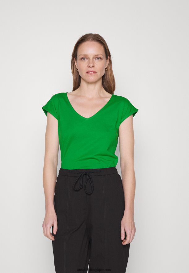 femmes t-shirt basique vert Anna FieldNHH26B296