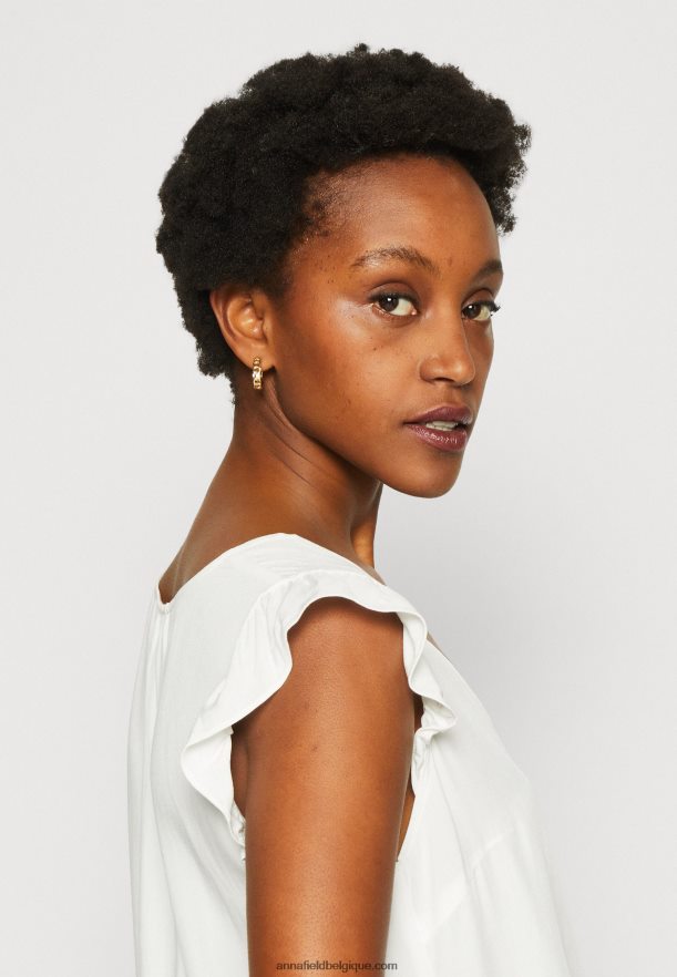 femmes t-shirt imprimé blanc Anna FieldNHH26B265