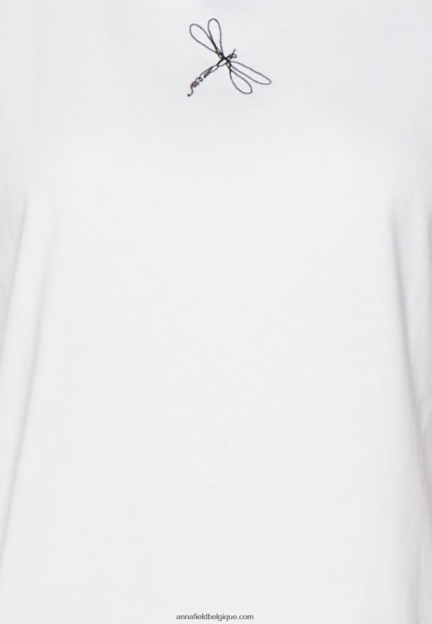 femmes t-shirt imprimé blanc Anna FieldNHH26B299