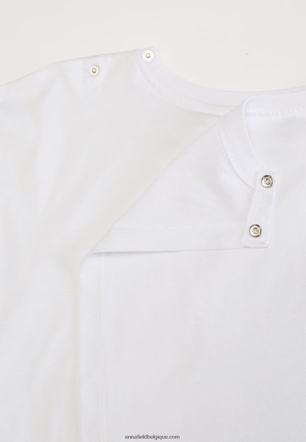 femmes t-shirt imprimé blanc Anna FieldNHH26B371