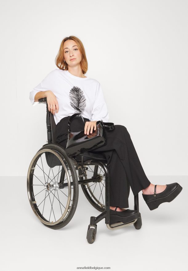 femmes t-shirt imprimé blanc Anna FieldNHH26B371