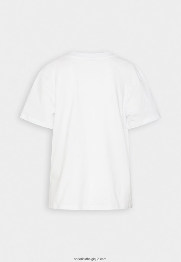 femmes t-shirt imprimé blanc Anna FieldNHH26B372