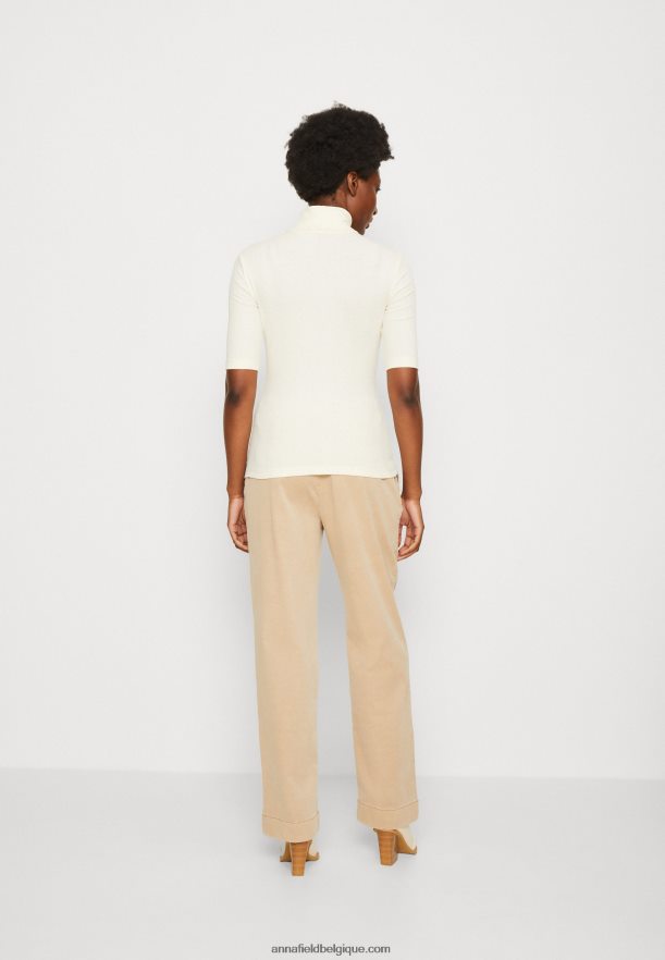 femmes t-shirt imprimé blanc cassé Anna FieldNHH26B270