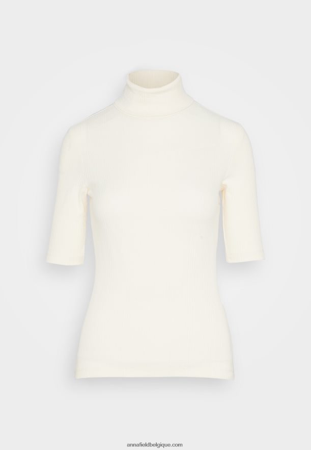 femmes t-shirt imprimé blanc cassé Anna FieldNHH26B270
