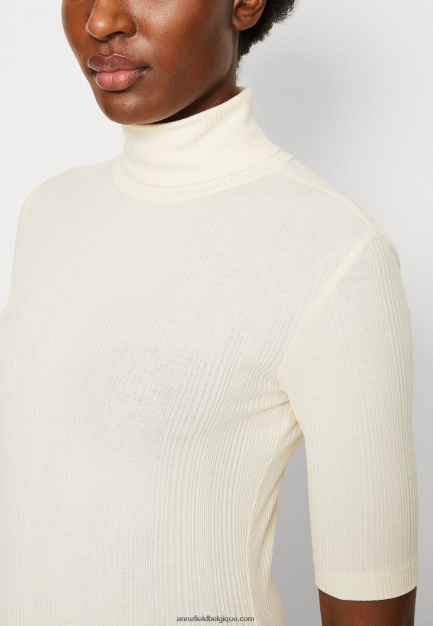 femmes t-shirt imprimé blanc cassé Anna FieldNHH26B270