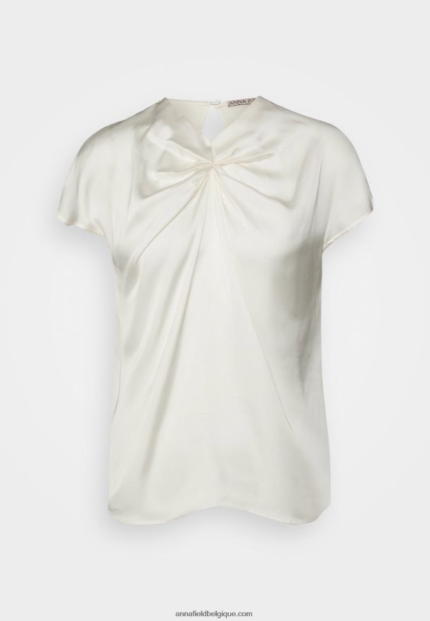 femmes t-shirt imprimé blanc cassé Anna FieldNHH26B346