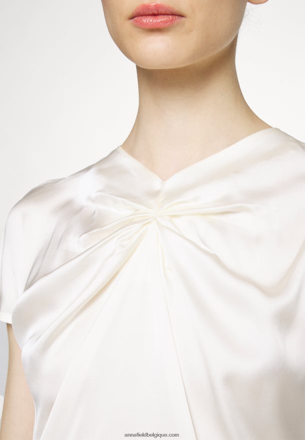 femmes t-shirt imprimé blanc cassé Anna FieldNHH26B346