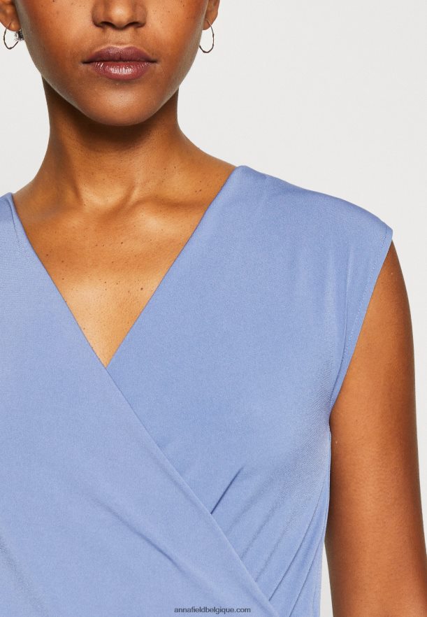 femmes t-shirt imprimé bleu-gris Anna FieldNHH26B320