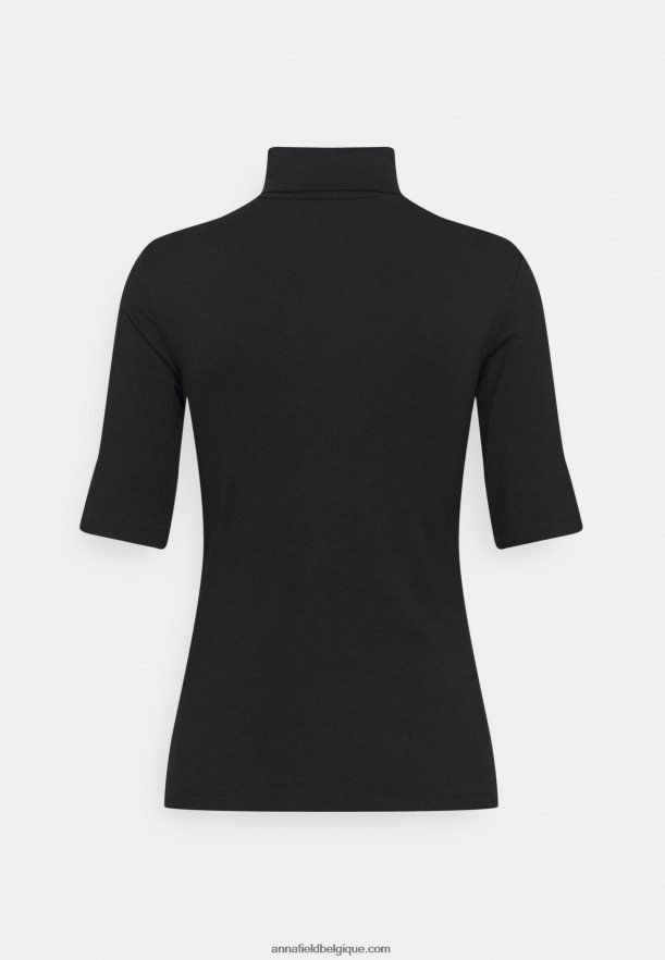femmes t-shirt imprimé noir Anna FieldNHH26B251