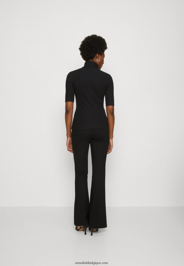 femmes t-shirt imprimé noir Anna FieldNHH26B291