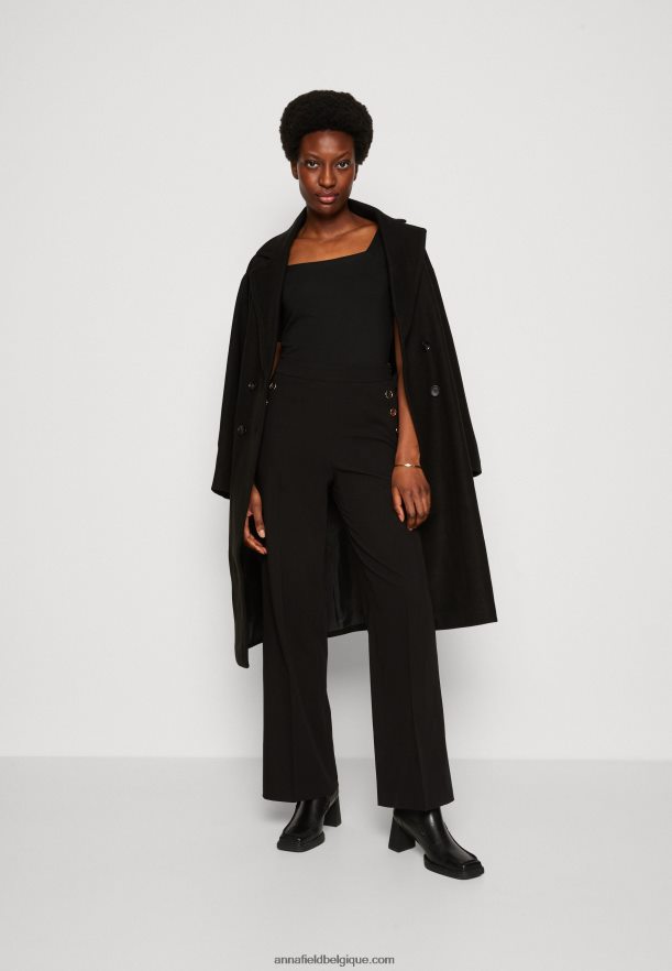 femmes t-shirt imprimé noir Anna FieldNHH26B375