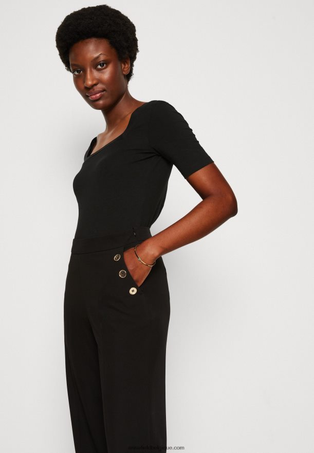 femmes t-shirt imprimé noir Anna FieldNHH26B375