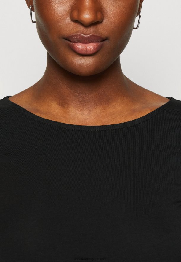 femmes t-shirt imprimé noir/noir Anna FieldNHH26B366